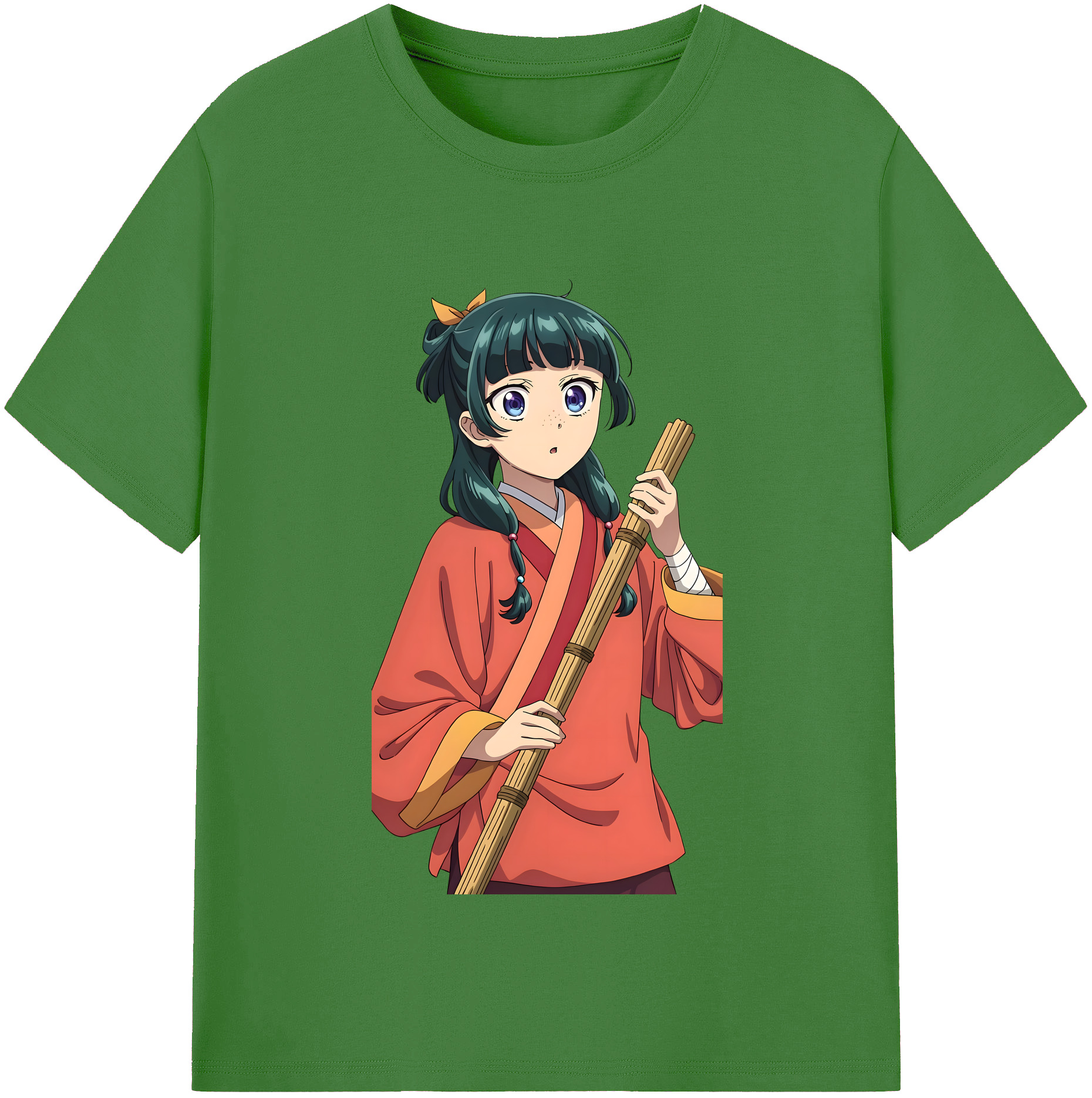 （画像用） 薬屋のひとりごと The Apothecary Diaries レディースカジュアルプリントTシャツ（綿100％）